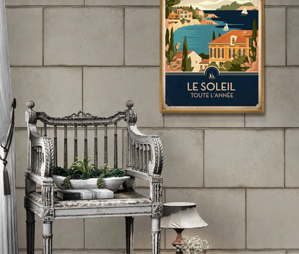 affiche murale vintage