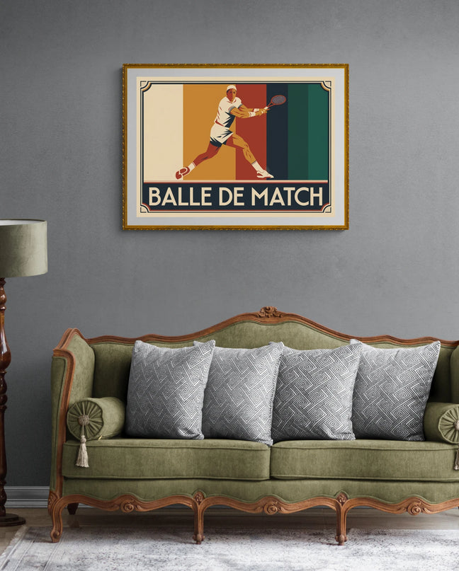 affiche vintage sport