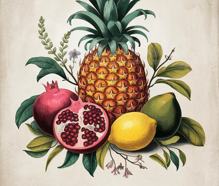 Affiche déco fruit vintage