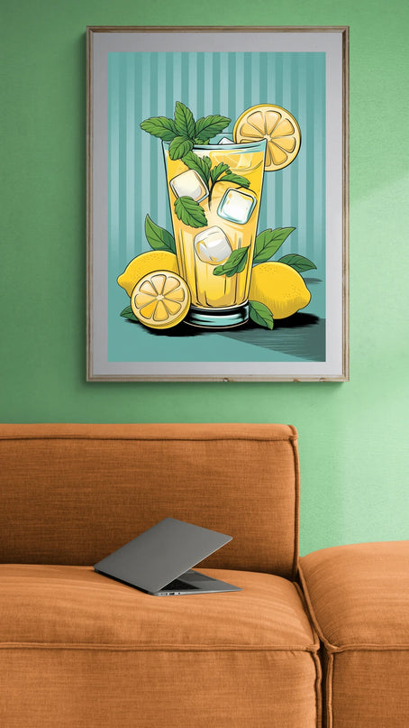 Affiche publicité limonade vintage 1
