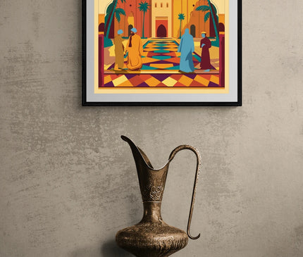 affiche vintage maroc
