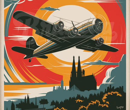 affiche vintage aeropostale