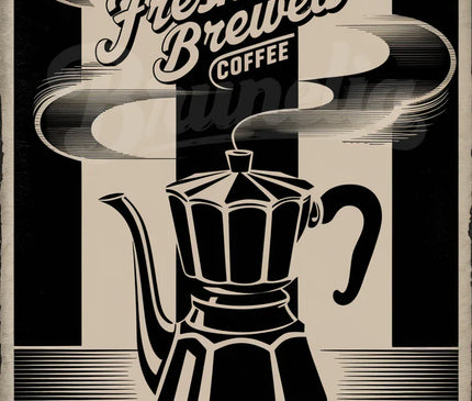 Pack Café — 4 affiches A4 · Sélection 3