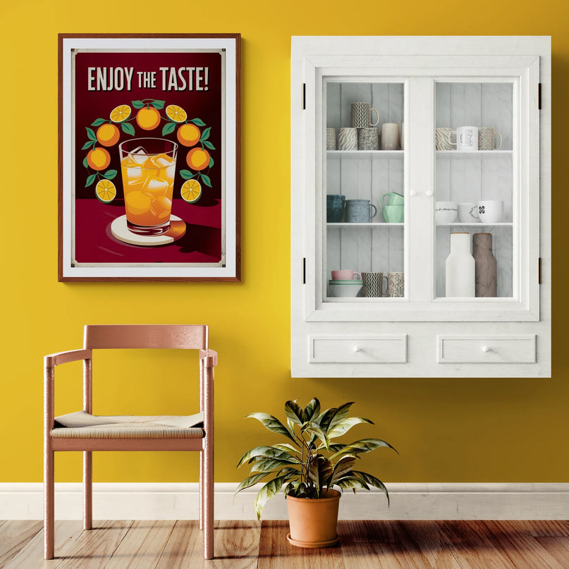 affiche pub rétro