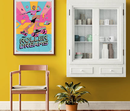 Affiche vintage roller copie 2