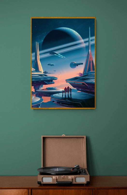 affiche retro futuriste 2