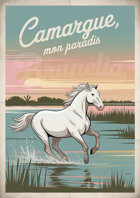 affiche vintage camargue 2