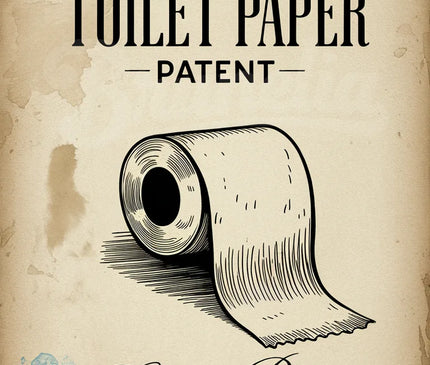 affiche toilette vintage