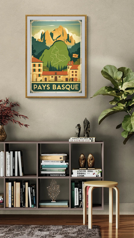affiche pays vintage
