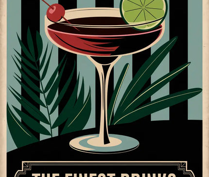 affiche bar vintage