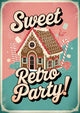 Affiche Fête Gourmande Maison Pain d'Épice Rétro