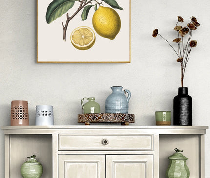 affiche citron vintage
