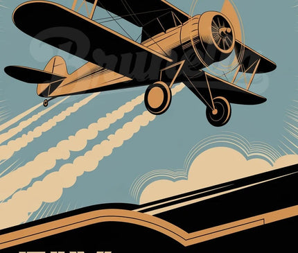Pack Avion - 4 affiches A4 - format A4