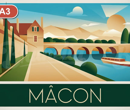 Pack Bourgogne - 3 affiches A3 - format A3