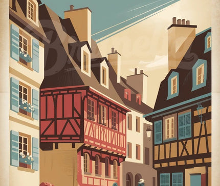 Pack Bretagne - 4 affiches A4 - format A4