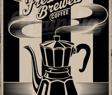 Pack Café - 4 affiches A4 · Sélection 3 - format A4