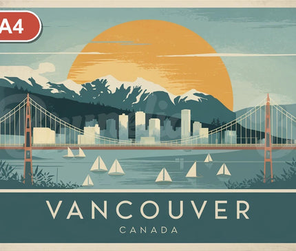 Pack Canada - 4 affiches A4 - format A4