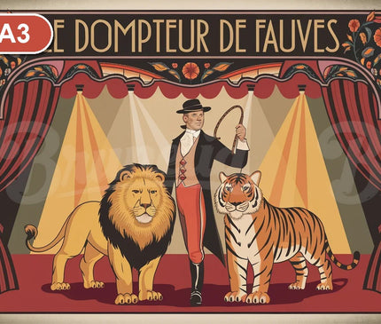 Pack Cirque - 3 affiches A3 - format A3