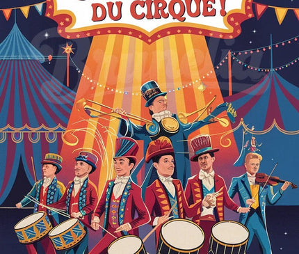 Pack Cirque - 4 affiches A4 - format A4