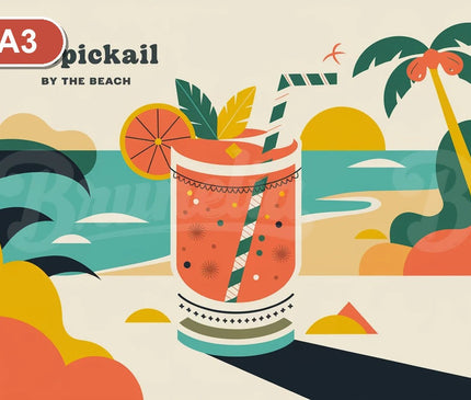 Pack Cocktail - 3 affiches A3 - format A3