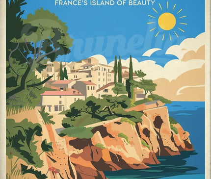 Pack Corse - 4 affiches A4 - format A4