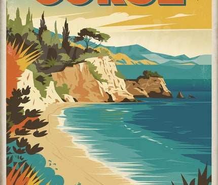 Pack Corse - 4 affiches A4 - format A4