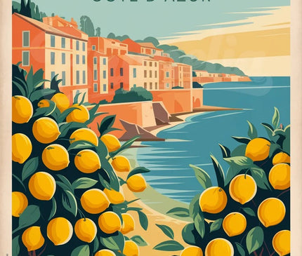 Pack Cote D'Azur - 2 affiches A1 · Sélection 3 - format A3