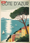 Pack Cote D'Azur - 4 affiches A4