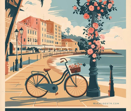 Pack Cote D'Azur - 4 affiches A4 · Sélection 4 - format A4