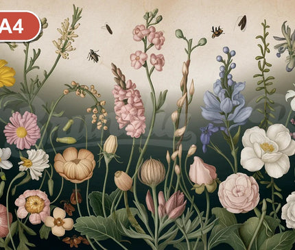 Pack Fleurs - 4 affiches A4 · Sélection 4 - format A4