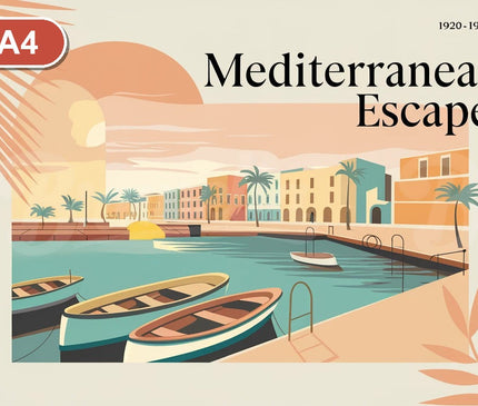 Pack Grece - 4 affiches A4 - format A4