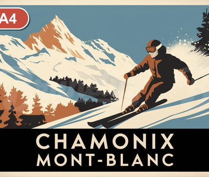Pack Montagne - 4 affiches A4 · Sélection 4 - format A4