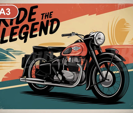 Pack Moto - 3 affiches A3 - format A3