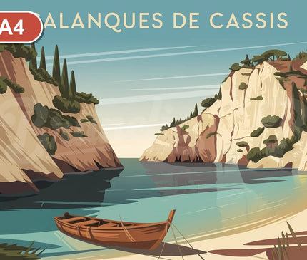 Pack Provence - 4 affiches A4 · Sélection 4 - format A4