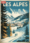 Pack Ski - 4 affiches A4 · Sélection 3