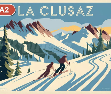 Pack Ski - 2 A3 + 1 A2 · Sélection 3 - format A2