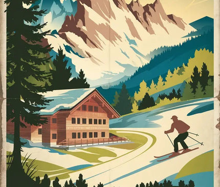 Pack Ski - 2 A3 + 1 A2 · Sélection 4 - format A2