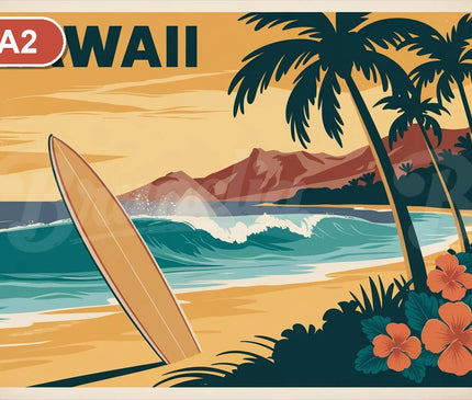 Pack Surf - 2 A3 + 1 A2 · Sélection 4 - format A2
