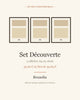 Affiche Set Découverte 3 cadres A4 vintage