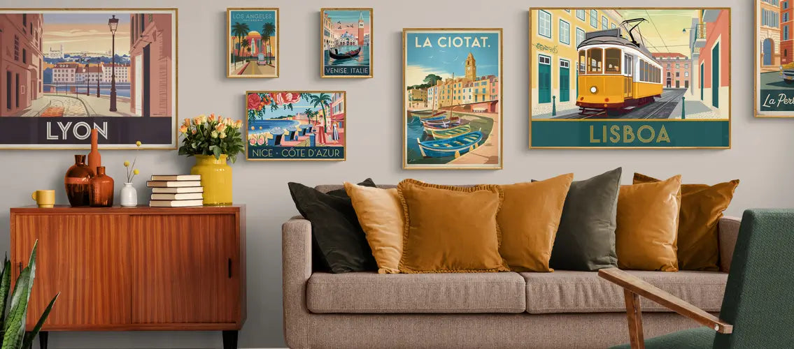 Affiches Vintage : donnez une âme à vos murs